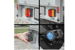 ProPlus LED-Rückleuchten (7-PIN), 4 Funktionen (links + rechts), magnetisch, Bluetooth