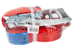 UNITRAILER 8 m/50 mm/5 t rotes Transportband mit Spannvorrichtung