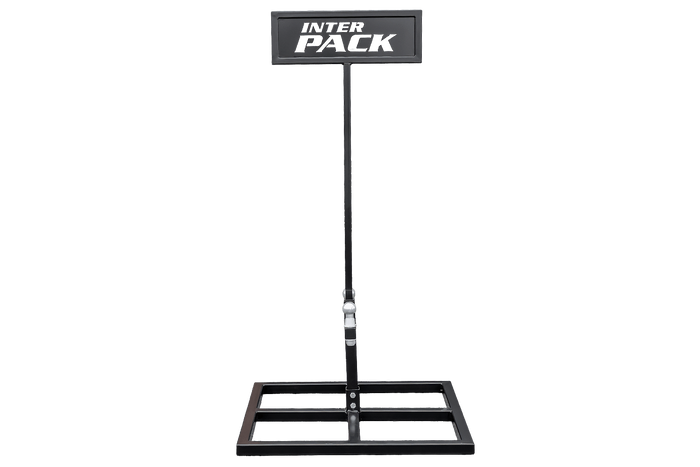 INTER PACK Anhängerkupplungs-Fahrradträgerständer für 2 Träger 1368 mm 800 mm