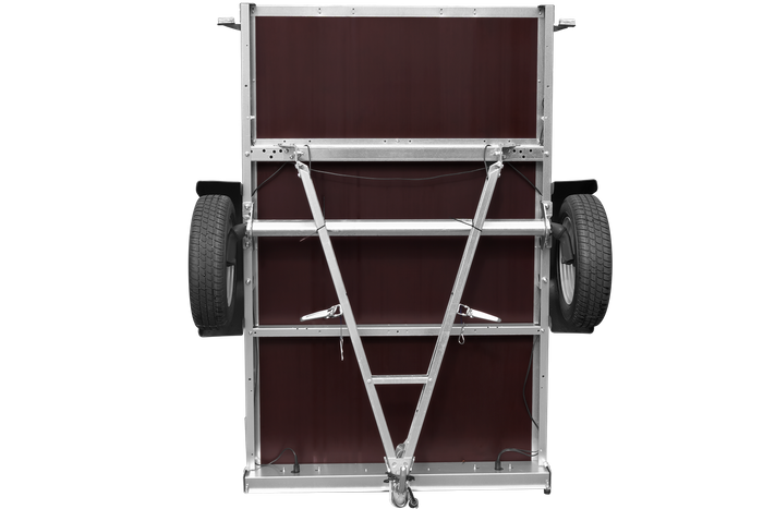 PKW-Anhänger 200x125 UNITRAILER GARDEN 201 KIPP mit Gitteraufsatz