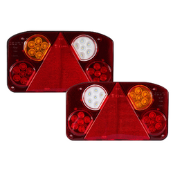 HORPOL LZD 844 + LZD 845 Rückleuchten, 6 Funktionen, links + rechts