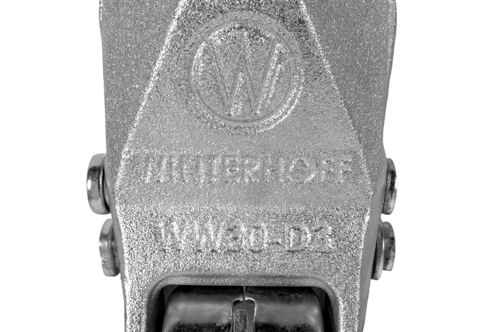 WINTERHOFF WW 30-D3-K1212 Kugelkupplung für 3000 kg Anhänger mit 50-51 mm Zugstange aus Gusseisen