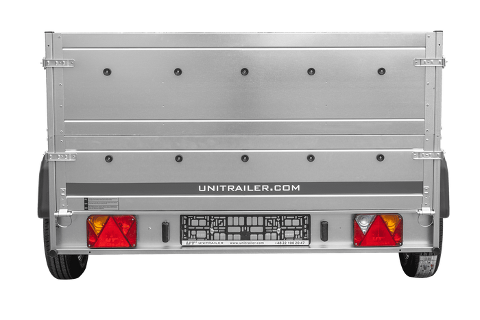 Autotransportanhänger 264x150 UNITRAILER GARDEN 265/2 KIPP mit BIS-Seitenwänden