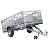 Trailer Anhänger GARDEN TRAILER 264 KIPP mit Gitteraufsatz und Stützrad