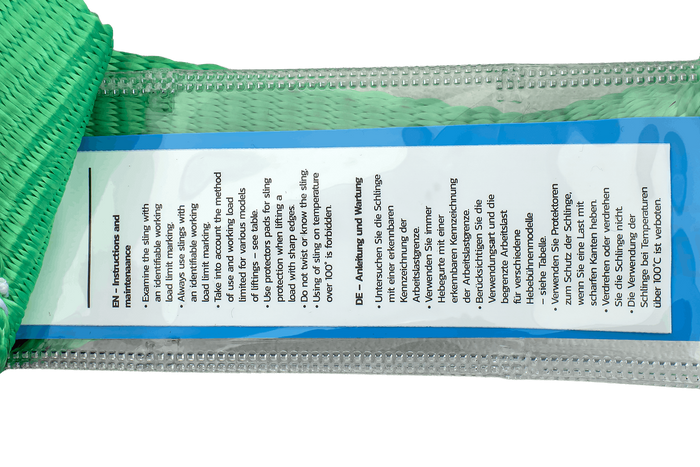 HEFFA Kranschlinge 5m/60mm/2t mit Schlaufen