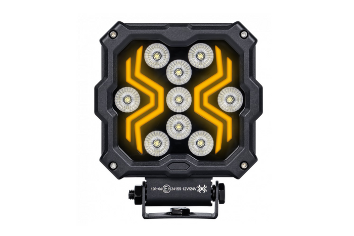 LED Arbeitsscheinwerfer Reflektor KAMAR X-SPIDER L0195 9xLED 1700lm