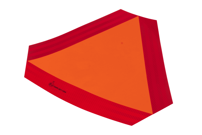 HERMON Reflektoraufkleber, langsam fahrendes Warndreieck, 300x120mm