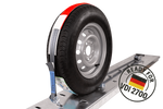 HEFFA CARLINE 130 Abschleppwagen Transportgurt Radsicherungsgurt 2,8m/35mm/3t VDI 2700