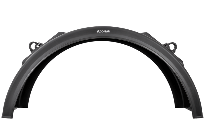 Kotflügel für Anhänger 19,5-22,5" DOMAR DK2975 Radkasten 1250/430mm mit Befestigungswinkeln