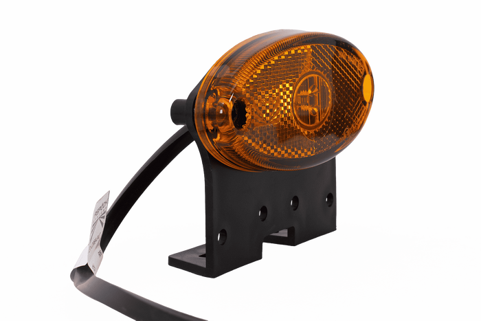 ASPÖCK FLATPOINT II LED Umrissleuchte, orange, universal, mit Halterung