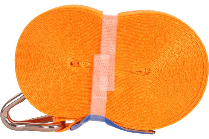UNITRAILER 10 m/25 mm/1 t oranges Transportband mit Spanner