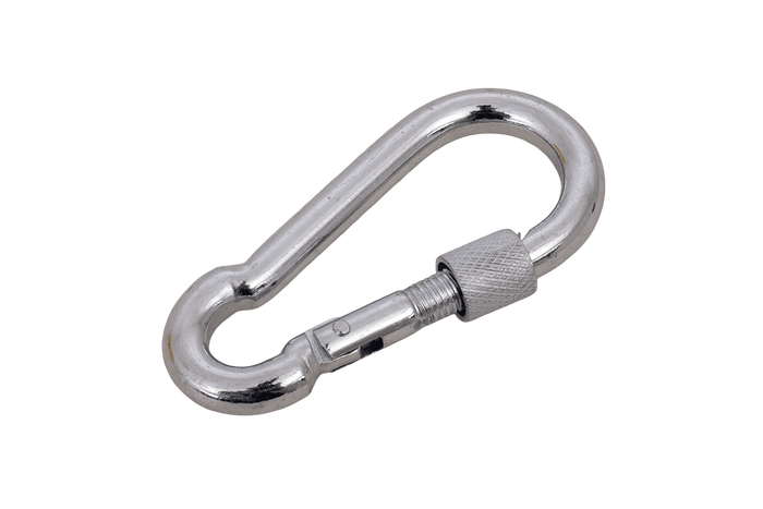 Karabinerhaken mit Sicherung für Seile DROMET KSZ.7.70 Feuerwehrkarabinerhaken 7x70mm