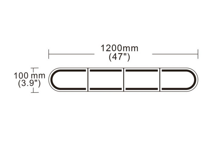 KAMAR BLK0059 LED-Warnleuchte mit 6 Blinkmodi