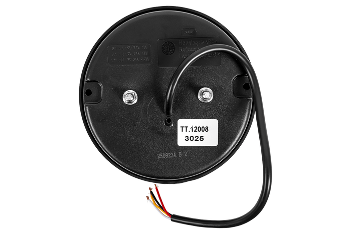 TT TECHNOLOGY TT.12008 Glo-Trac LED-Rücklicht im Hamburger-Design, 3 Funktionen, universell