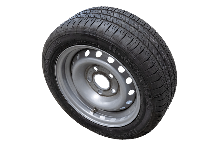 OUTLET Verstärktes Rad für Anhänger KENDA REIFEN 195/50 R13C 104/102N KENDA FELGE 6Jx13"H2 5x112 ET:30