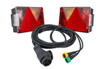 ASPÖCK MULTIPOINT IV Rücklichter + MANTES 4m 13PIN Kabelbaum