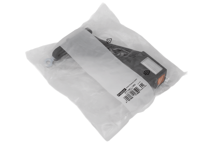 FRISTOM FT-145 LED Umrissleuchte, links, auf einem Gummiarm