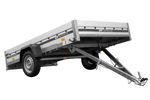 Anhänger mit Aluminiumseitenwänden 264x150 Unitrailer Garden 265 KIPP ALU