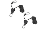 Set aus zwei ProPlus 320054 Drahtseilwinden, Drahtseilzüge mit Ratsche, 2,5 m, 68 kg