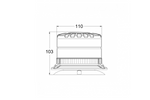 KAMAR X-SPIDER Warnleuchte 1 Magnet LED-Blinklicht orange