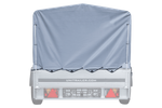 Rahmenabdeckung H-800 UNITRAILER Plane für Anhänger grau 230x125cm GARDEN 230 KIPP