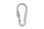 Karabiner mit Schraubverschluss für Seile DROMET KSZ.8.80 Feuerwehrkarabinerhaken 8x80mm
