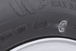 OUTLET Verstärktes Anhängerrad REIFEN KENDA 155/70 R12C 104/102N FELGE STARCO 4.5Jx12&quot;H2 5x112 ET:20