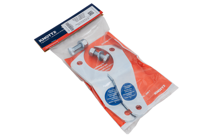 KNOTT P290037701 Stoßdämpfer-Montagehalterungen für VGB8-18 A-36 gebremste Achsen