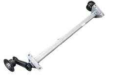 OUTLET KNOTT VG7-L ungebremste Achse für UNITRAILER Anhänger 750kg 1260mm 1560mm 4x100