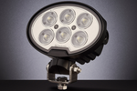 LED-Arbeitsscheinwerfer-Reflektor TT TECHNOLOGY SCHWARZ TT.13359F 6xLED 4800lm oval