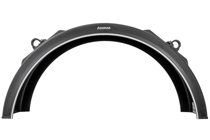 Kotflügel für Anhänger 19,5-22,5" DOMAR DK3075 Radlauf 1250/430mm mit Befestigungswinkeln