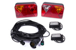 Lichtset: DOBPLAST Rückleuchten + DOBPLAST LED-Seitenlichter + MANTES 7m 13-PIN Kabelbaum