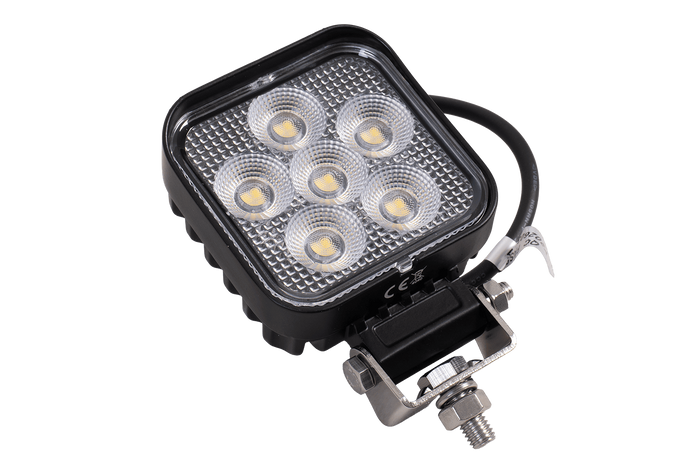 LED-Arbeitsscheinwerfer-Reflektor TT TECHNOLOGY SCHWARZ TT.13324 24xLED 1920lm quadratisch