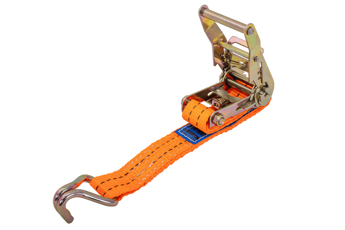 UNITRAILER 4 m/35 mm/2 t oranges Transportband mit Spanner