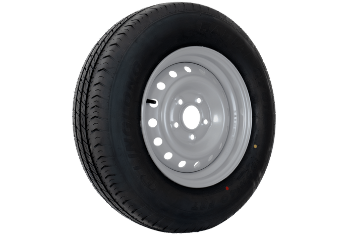 Verstärktes Rad für Anhänger LINGLONG REIFEN 185/80 R14C 104/102N UNITRAILER FELGE 5,5Jx14"H2 5X112 ET:30