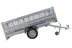 Trailer Anhänger GARDEN TRAILER 264 KIPP mit Gitteraufsatz und Stützrad