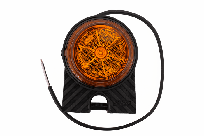 FRISTOM FT-059 LED-Universalmarkierungsleuchte, orange, mit Winkelhalterung