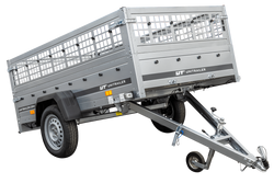 PKW-Anhänger 230x125 UNITRAILER GARDEN 230 KIPP mit Gitterwänden
