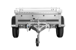 Einachsanhänger 750 kg, 150 x 106 cm Garden Trailer 150 KIPP mit Aluminium-Deckel