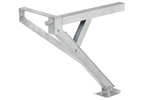 ProPlus 361510V01 ausziehbare Eckstütze, links vorne/rechts hinten, für Anhänger, 600 kg, 460 mm