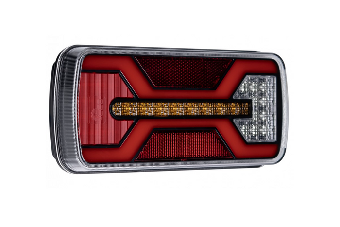 KAMAR X-SPIDER L2424 LED-Rücklicht mit 5 Funktionen, universell