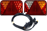DOBPLAST DPT35 LED-Rücklichter + MANTES 4m 7PIN Kabelbaum