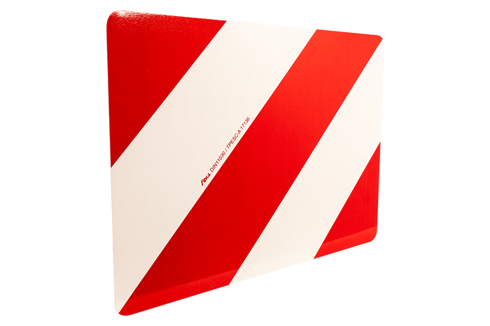 ÜBERGROSSE HERMON-Markierungsschilder links+rechts