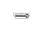 TruckLED L1873 LED-Rückleuchte mit 4 Funktionen, universell