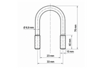 DROMET Ovalklemme Typ B M10 23×76mm