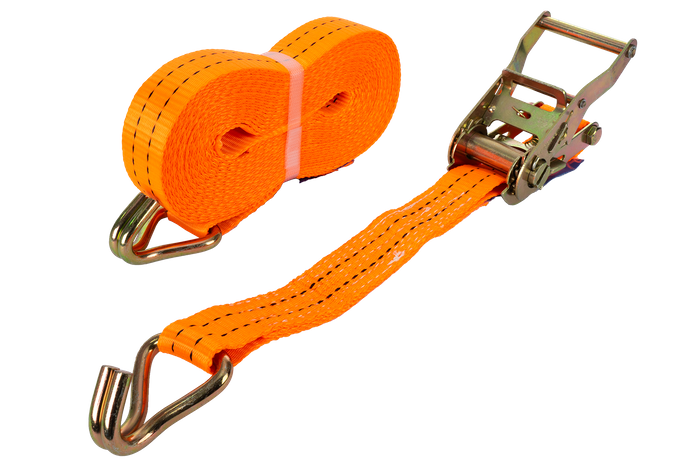 UNITRAILER 10m/35mm/2t orangefarbener Zurrgurt mit Spanner