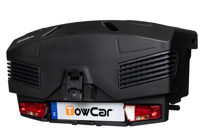 Towbox EVO urban black - Gepäckträgerbox für die Anhängerkupplung