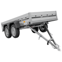 Zweiachsiger Anhänger mit Aluminiumseitenwänden 264x125 Unitrailer Garden 264/2 KIPP ALU