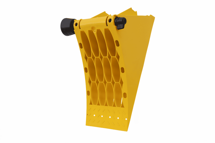 Hemmschuh, Unterlegkeil, Bremskeil LOKHEN H: 193 mm G46 / Set mit Halter