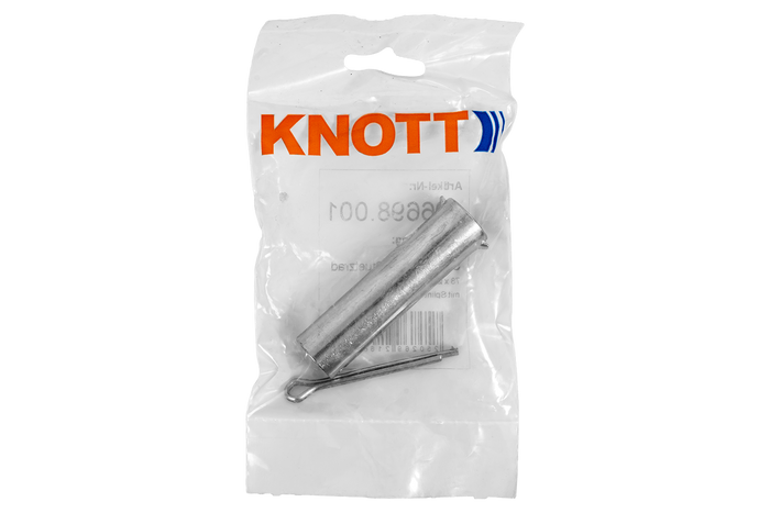 KNOTT 406698.001 Stützradachse, Buchse 78x20mm
